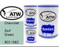 Preview: Chevrolet, Surf Green, 903 1962: 500ml Lackdose + 500ml Klarlack + 250ml Härter - Set, von ATW Autoteile West.